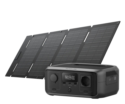 Stacja zasilania Ecoflow RIVER 3 UPS + Panel Fotowoltaiczny 45W